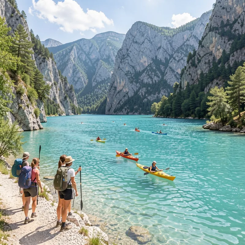 Que faire dans le Verdon : kayak, randonnée et baignade